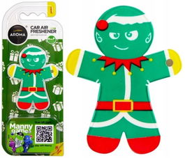 Aroma Car - Désodorisant pour voiture - Senteur Forêt et Lutin de Noël (Xmas Elf)